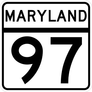 <span class="mw-page-title-main">Maryland Route 97</span> State highway in Carroll, Howard, and Montgomery counties, Maryland, US