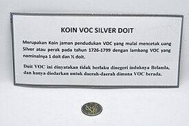 Koin VOC Silver Doit 1726-1799