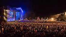 Nocny koncert na Dużej Scene. Pol’and’Rock 2019. fot. Łukasz Widziszowski