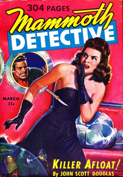 Brackett's first detective story, "Murder in the Family", was published in Mammoth Detective in 1943.