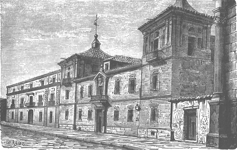 File:Manuel Laredo (1882) Colegio de San Felipe y Santiago (vulgo del Rey) en Alcalá de Henares.png