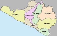 Map-Provinces of Arequipa region.PNG