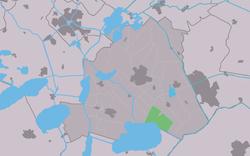 Lage in der ehemaligen Gemeinde Skarsterlân