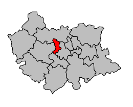 Canton de Cahors-Nord-Ouest - Carte
