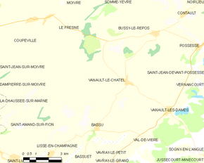 Poziția localității Vanault-le-Châtel