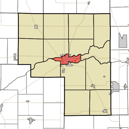 File:Map highlighting Eel Township, Cass County, Indiana.svg