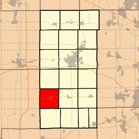 Placering af Shabbona Township