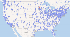 300px map of george floyd protests in north america
