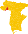 Map of comune of Socchieve (province of Udine, region Friuli-Venezia Giulia, Italy).svg