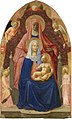 Mazačas ir Mazolinas. „Madona su Kūdikiu ir Šv. Ona“ (1424, Uficių galerija, Florencija)