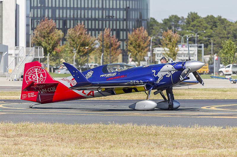 File:Matt Hall Racing (VH-CQE) MX Aircraft MXS-R at the Canberra Airport open day.jpg