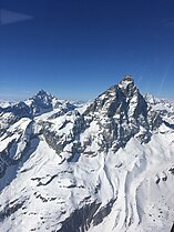 Matterhorn, Testa de Leone and in North: Dent Blanche