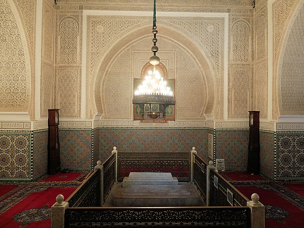 The Mausoleum of Mawlay Ismail in Meknes, which contains his tomb and that of his son Ahmad adh-Dhahabi