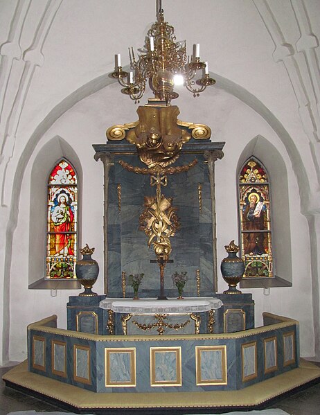 Fil:Medåkers kyrka altare.jpg