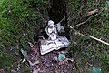 Memorial angel in Weston Woods, Somerset.