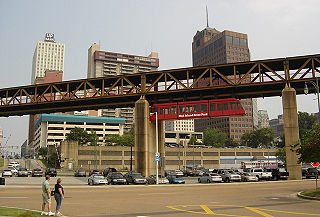 <span class="mw-page-title-main">Memphis Suspension Railway</span> Suspended monorail in Memphis, Tennessee, US