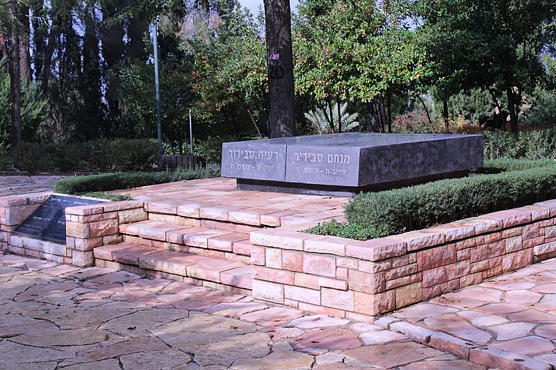 File:Menahem Savidor's Grave.jpg