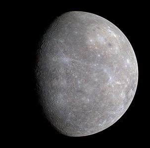 Mercury image from first Messenger flyby