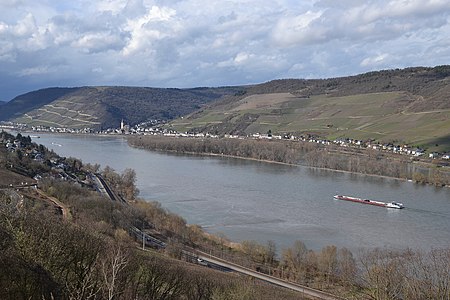 Middle Rhine - view from point near Burg Sooneck