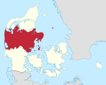 Jutlandia Central en Dinamarca
