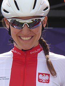 Monika Brzeźna - 2018 UEC Eropa Road Bersepeda Kejuaraan (Perempuan road race).jpg