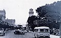 La avenida Larco en 1945. Se aprecia la torre del Palacio.