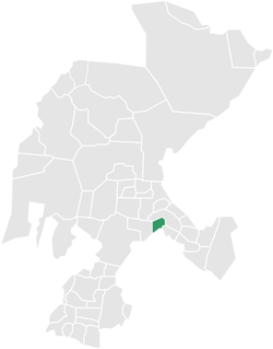 Location of Cuauhtémoc within Zacatecas