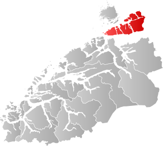 Comuna Aure pe harta provinciei Møre og Romsdal