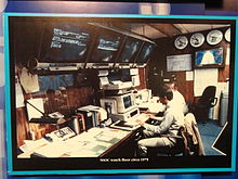 The United States national security operations center c. 1975 National Security Operations Center photograph, c. 1975 - National Cryptologic Museum - DSC07658.JPG