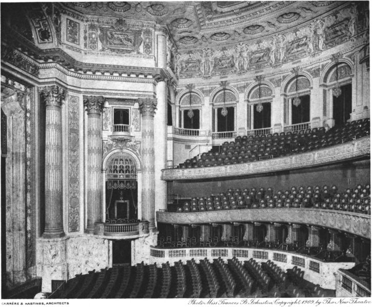 File:New Theatre - auditorium side view - The Architect 1909.jpg