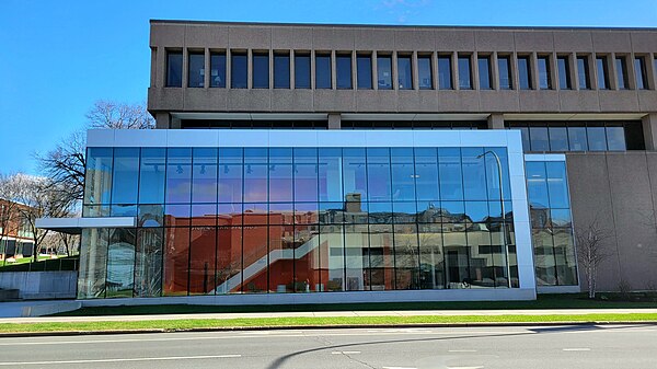 Newhouse 2 Building & Dick Clark Studios at the Waverly Ave entrance.