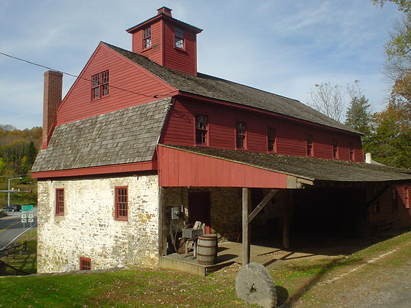 Newlin Mill, built 1704, on the west branch of Chester Creek, near Concordville