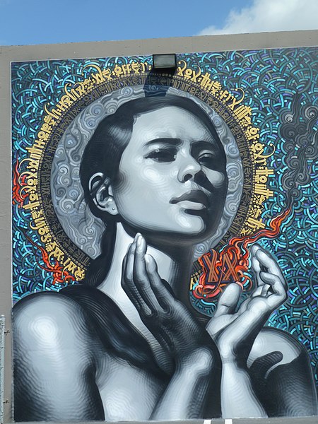 File:Newport Beach, CA, Another Prayer, El Mac and Retna 2009 piece, Max English, photographer, 2012 - panoramio.jpg