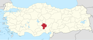 Nigde in Turkey.svg