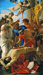 The Martyrdom of Saint Erasmus 1630, Vatican Museum