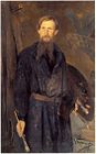 Retrato do artista Viktor Mikhailovich Vasnetsov, (1891), óleo sobre tela — The State Tretyakov Gallery