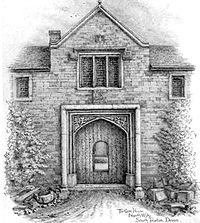 The Gate House, North Wyke, drawing from "A Book of Dartmoor" by Sabine Baring-Gould, 1907 North Wyke Gate House-A Book of Dartmoor.jpg