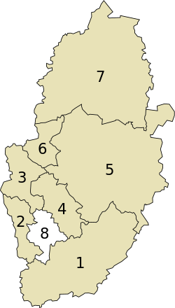 Nottinghamshire district numbered.svg