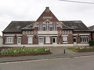Nouvion-le-Comte (Aisne) maison communale (mairie).JPG
