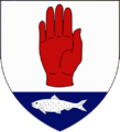 Arms of the O'Neill family heraldic shield