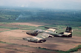 OA-37B Dragonfly aircraft from the 169th Tactical Air Support Squadron, 1984 OA-37B-1.jpg