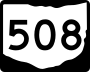 State Route 508 marker