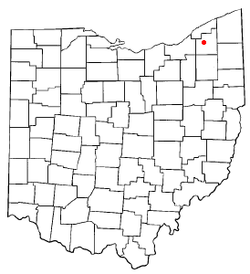 Localização de Munson Township em Geauga County