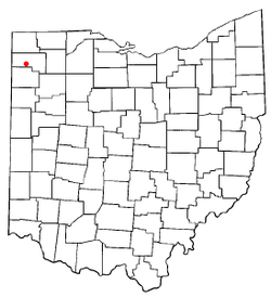 Sherwood, Defiance County, Ohio'nun konumu