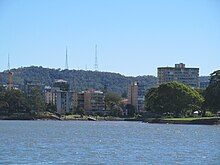 Television transmission towers atop Mount Coot-tha OIC river view of toowong and mt coot-tha.jpg