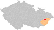Správní obvod obce s rozšířenou působností Bystřice pod Hostýnem na mapě
