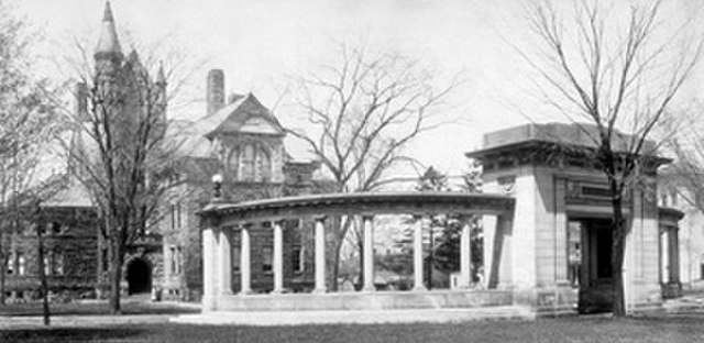 Peters Hall, the Oberlin Administration Building, in 1909