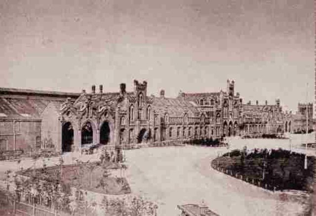 Original central station in 1885