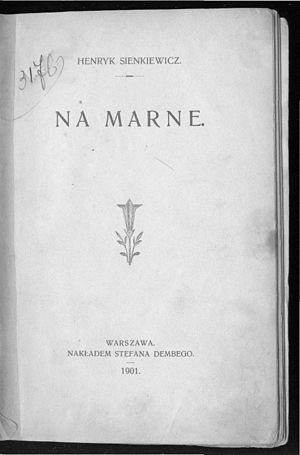 PL Henryk Sienkiewicz-Na marne 001.jpg