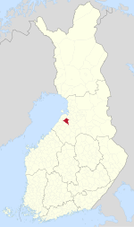 Lage von Paavola in Finnland